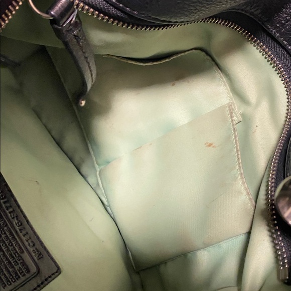 Coach Brooke Convertible hobo shoulder bag black pebbled leather,  F17165. - Picture 7 of 7